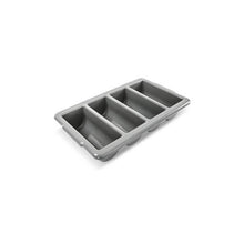 Cargar imagen en el visor de la galería, CUBIERTERO C/4 DIV 50 CM GRIS
