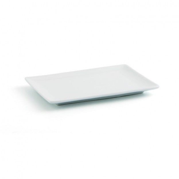 BANDEJA RECT 24x16 CM BCO MATE