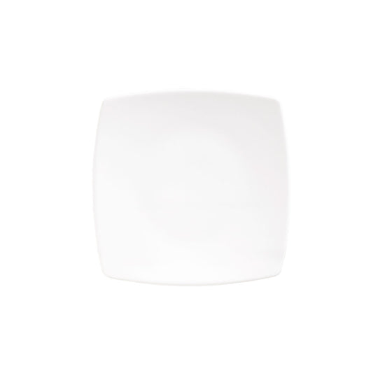 PLATO CUAD COUPE 25 CM BCO MATE